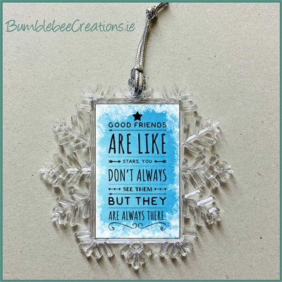 Snowflake Quote : Friends